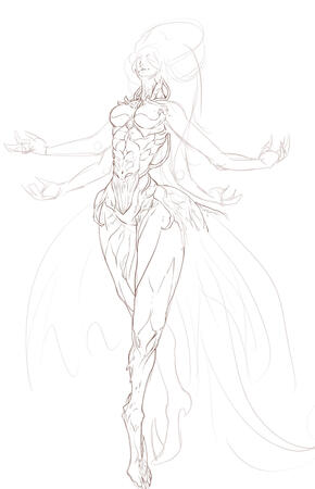 A monster sketch